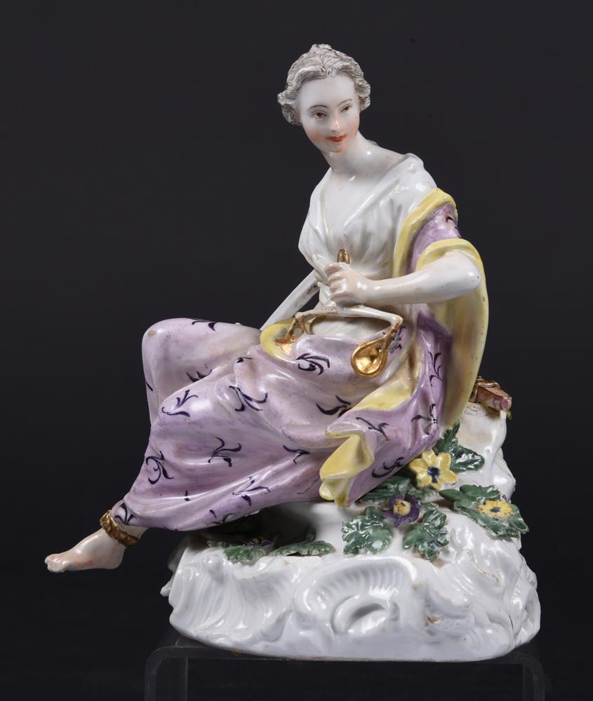 A Meissen figure emblematic of 'Justice' - Image 2 of 5