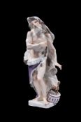 A Meissen figure emblematic of Winter