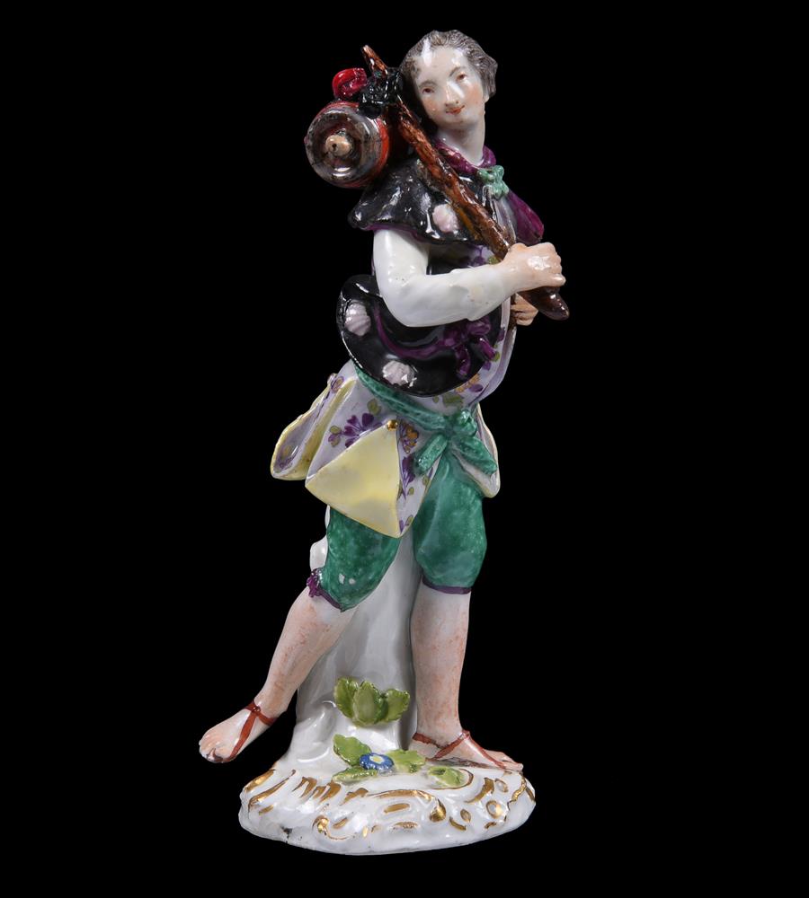 A Meissen model of a pilgrim