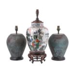 A Chinese Famille Verte vase