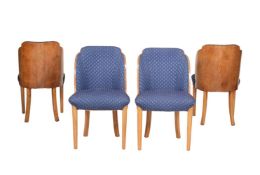 Epstein: a Cloud series walnut suite of seat furniture