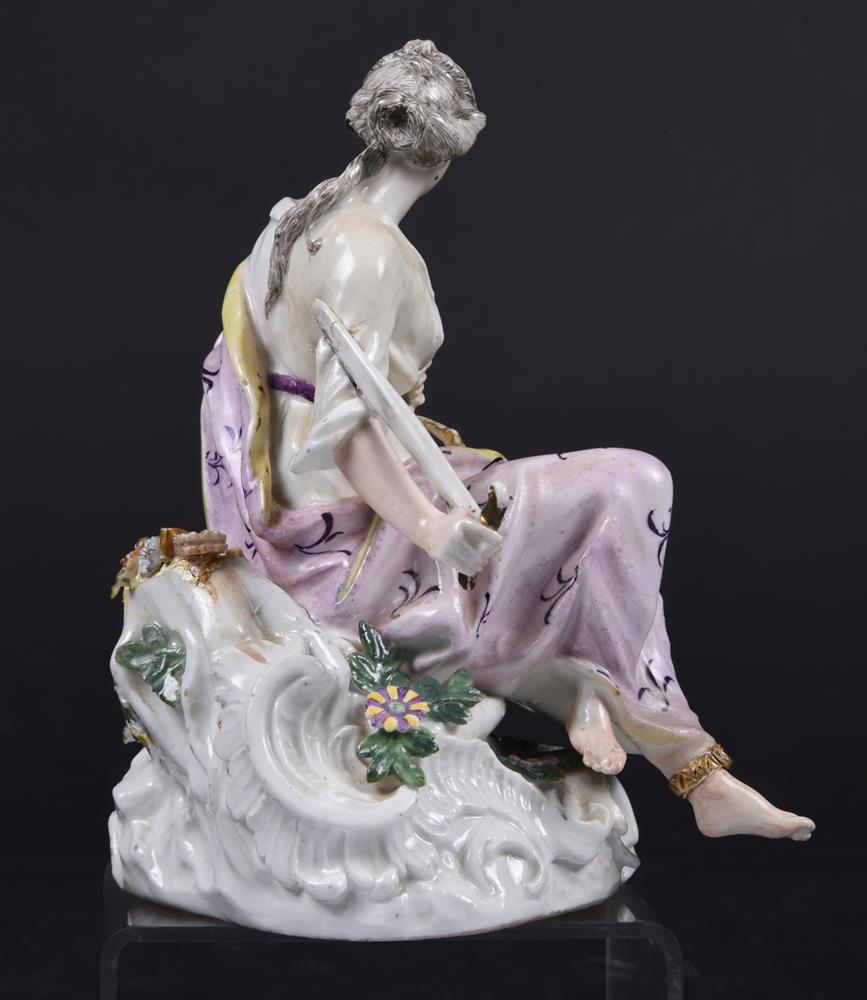 A Meissen figure emblematic of 'Justice' - Image 3 of 5