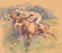 λ John Skeaping (British 1901-1980), All out for the post