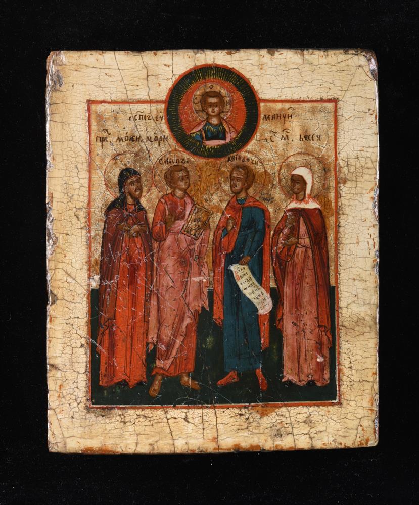 A Byzantine School icon - Image 3 of 5