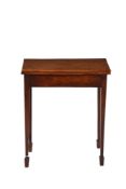 A George III mahogany tea table