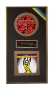 A Rolling Stones Norwegian Platinum sales award for the album 'Stripped' 1996