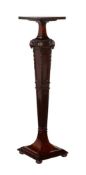 A mahogany jardinière or torchere stand in George III style