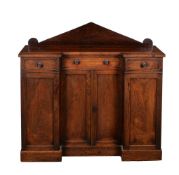 Y A rosewood side cabinet