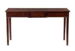 A George III mahogany serving table