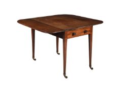 Y A George III mahogany Pembroke games table