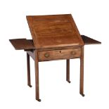 A late George III mahogany architect's or draughtsman's table