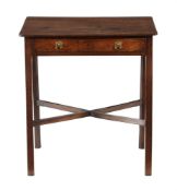 A George III mahogany side table