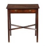 A George III mahogany side table