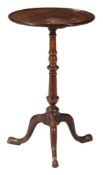 A George III mahogany tripod table