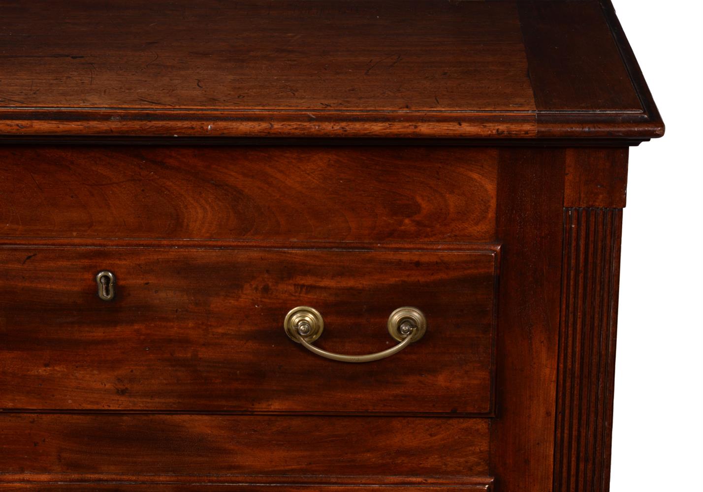 A George III mahogany mule chest - Image 2 of 2