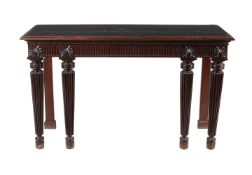 A mahogany serving table in George III style