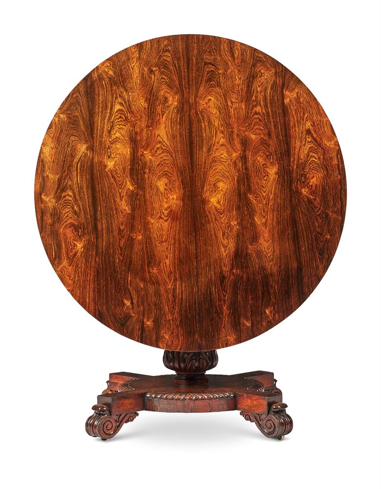 Y A WILLIAM IV ROSEWOOD BREAKFAST TABLE, CIRCA 1830 - Image 2 of 3