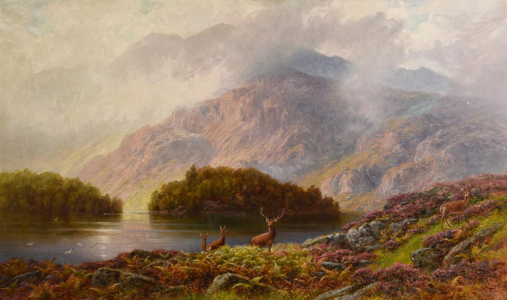 CHARLES STUART (SCOTTISH 1854-1904), ELLEN'S ISLE, LOCH KATRINE - Image 2 of 2