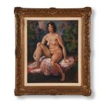 λ AUGUSTUS JOHN (BRITISH 1878-1961), SEATED NUDE, PORTRAIT OF VIVIEN, THE ARTIST'S DAUGHTER