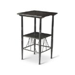 AN EBONISED AESTHETIC MOVEMENT OCCASIONAL TABLE