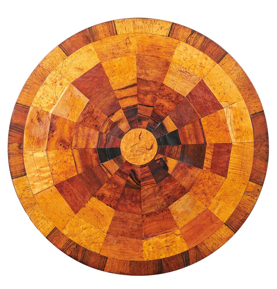 Y A GEORGE IV ROSEWOOD AND SPECIMEN PARQUETRY LAMP TABLE - Image 2 of 2