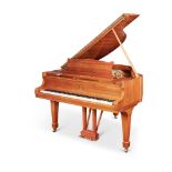 A WALNUT STEINWAY MODEL 'S' PIANO