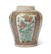 A CHINESE 'WUCAI' VASE, 17TH CENTURY
