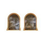 A PAIR OF VICTORIAN GILTWOOD OVERMANTEL MIRRORS, BY ROBERT KIME