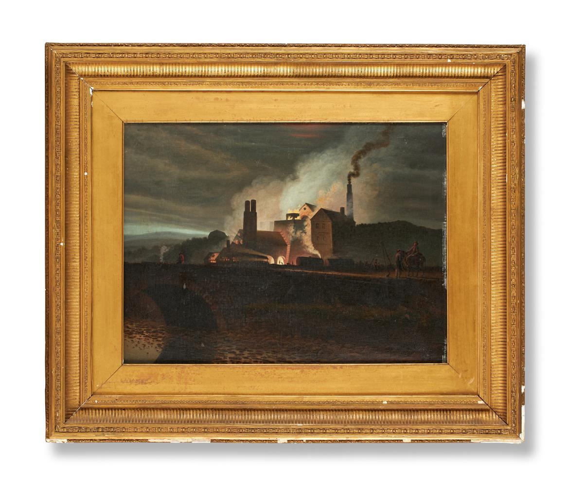 ATTRIBUTED TO JOHN PETHERICK (BRITISH 1788-1861), LORD BUTE'S IRONWORKS, RHYMNEY, SOUTH WALES