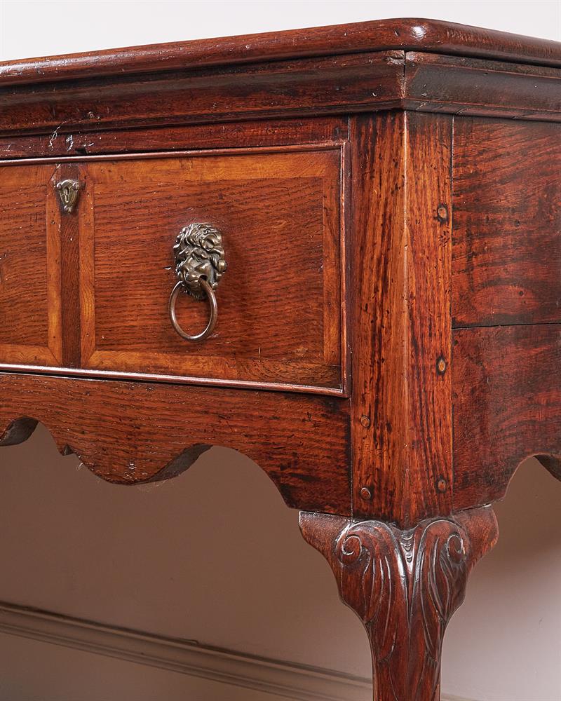 AN OAK DRESSER BASE, CIRCA 1780 AND LATER - Image 7 of 8