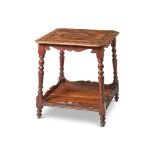 A VICTORIAN OAK OCCASIONAL TABLE, LATE 19TH CENTURY