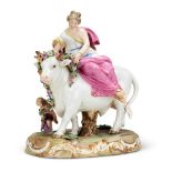 A MEISSEN GROUP OF EUROPA AND THE BULLCIRCA 1880