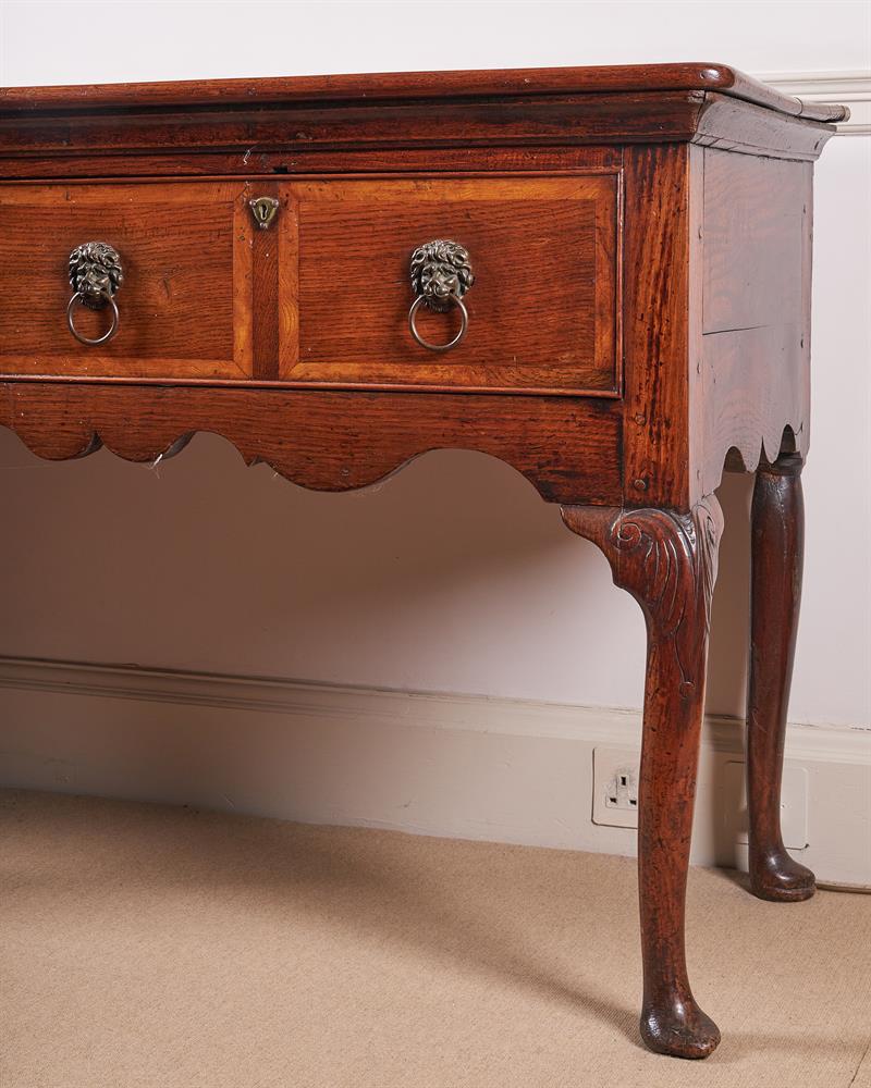 AN OAK DRESSER BASE, CIRCA 1780 AND LATER - Image 6 of 8