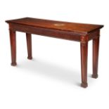 A GEORGE III MAHOGANY SERVING TABLE