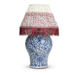 A CHINESE BLUE AND WHITE VASE, KANGXI