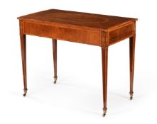 Y A GEORGE III HAREWOOD AND GONCALO ALVES DRESSING TABLE, CIRCA 1790