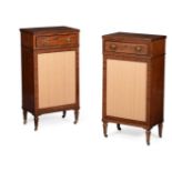 A PAIR OF REGENCY MAHOGANY SIDE CABINETS, CIRCA 1815