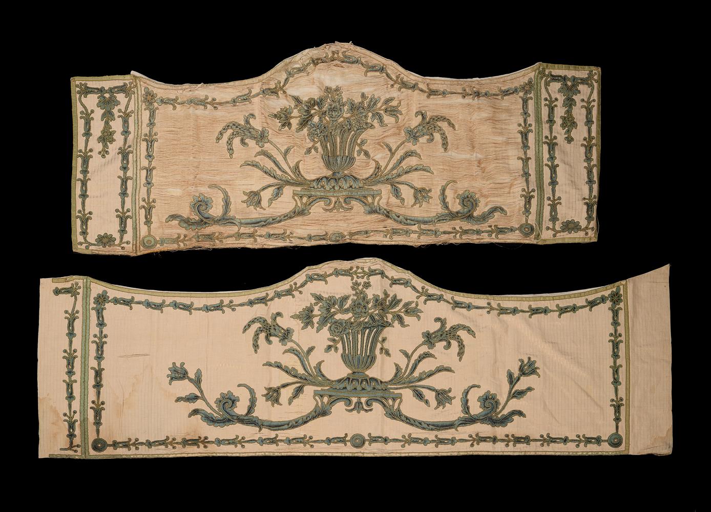 A SUITE OF ITALIAN OR FRENCH SILK BALDAQUIN BED PANELS, 18TH CENTURY AND LATER - Image 4 of 29