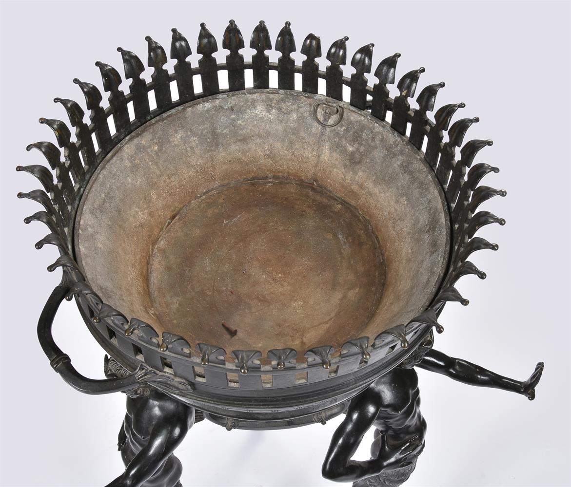 A 'GRAND TOUR' BRONZE BRAZIER OF ATHENIENNE FORM, CIRCA 1840-1860 - Image 5 of 6