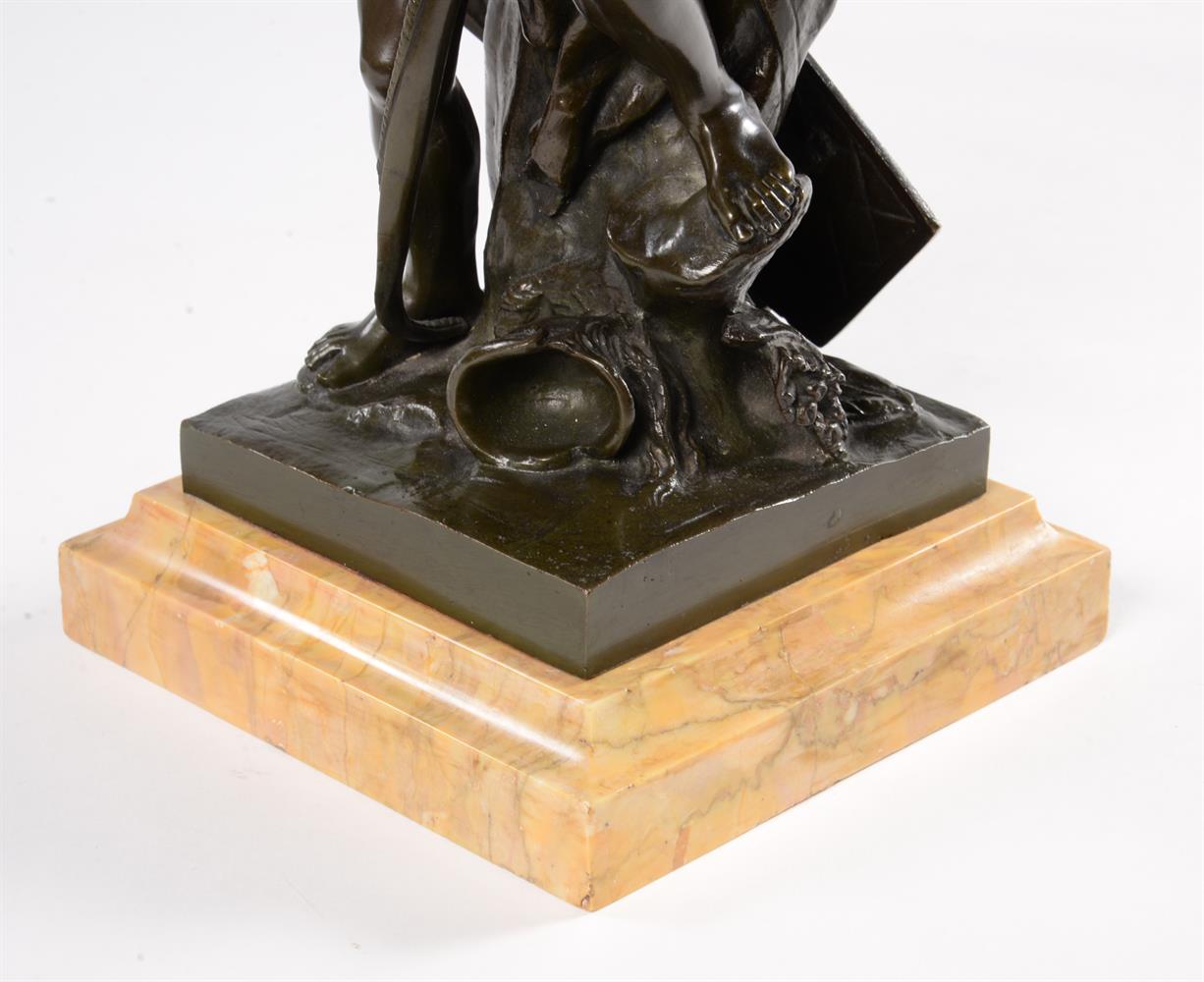 AFTER JACQUES BOUSSEAU (1681-1740), A FRENCH BRONZE FIGURE OF ULYSSES BENDING HIS BOW, 19TH CENTURY - Image 5 of 5