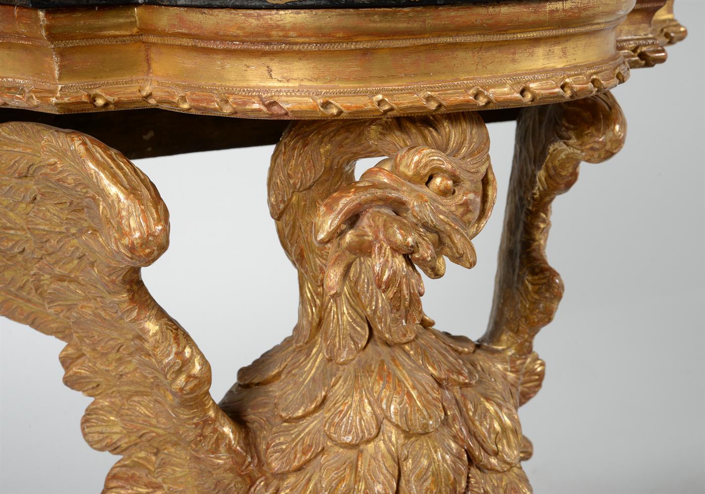A GEORGE III GILTWOOD EAGLE CONSOLE TABLE, SECOND HALF 18TH CENTURY - Image 4 of 4