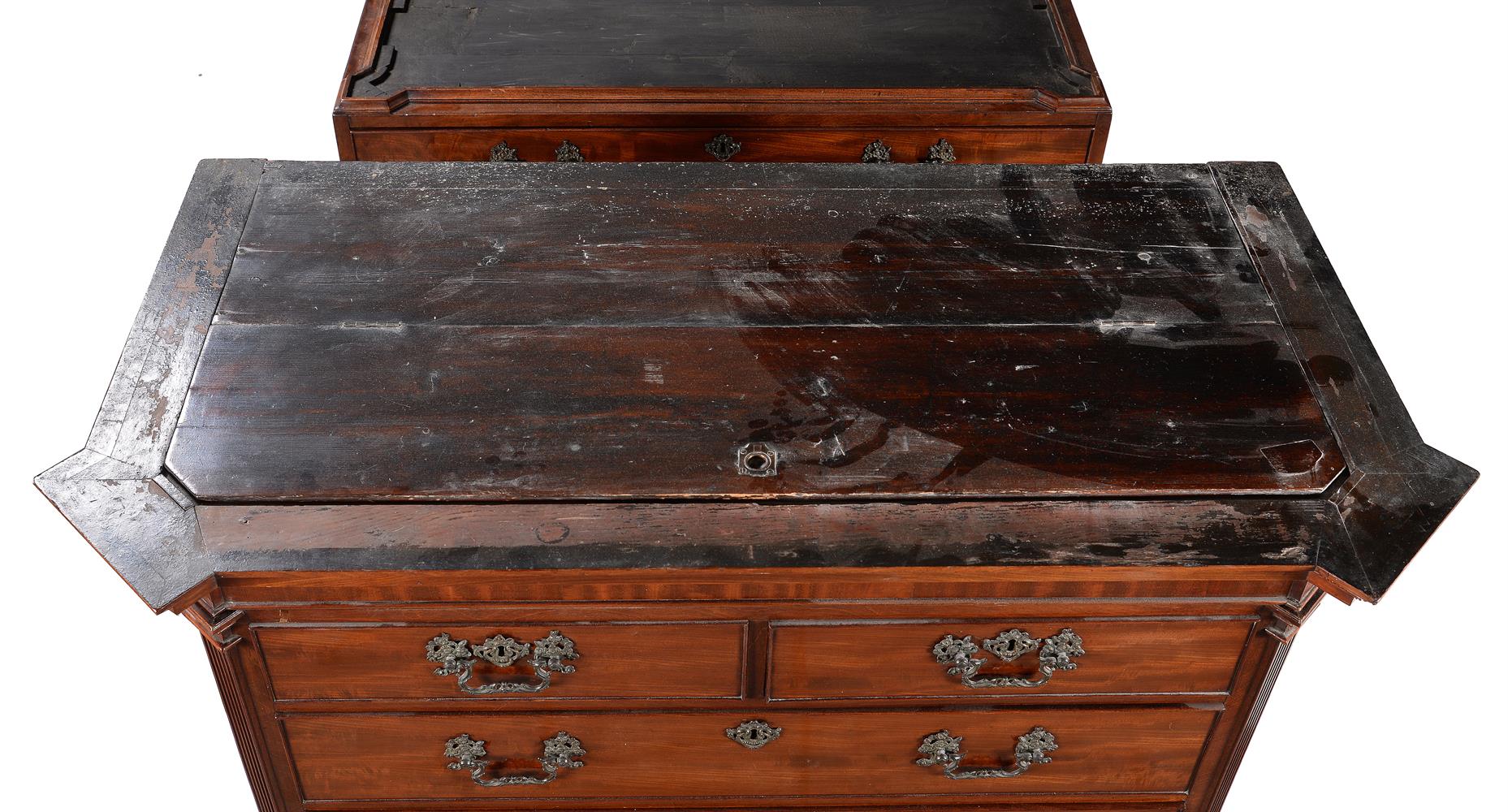 A GEORGE III MAHOGANY CHEST ON CHEST, CIRCA 1770 - Image 5 of 5