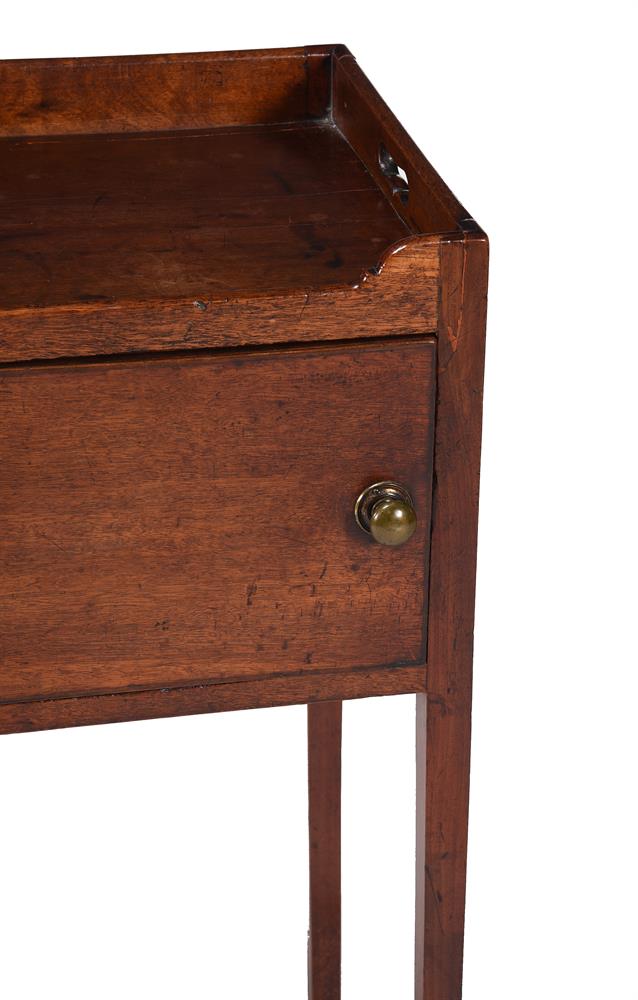 A CLOSELY MATCHED PAIR OF GEORGE III MAHOGANY BEDSIDE CUPBOARDS, CIRCA 1790 - Image 2 of 2