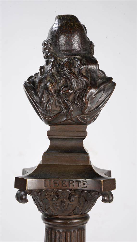 A FRENCH BRONZE DEPICTING 'COLONNE DE LA RÉPUBLIQUE', LATE 19TH CENTURY - Image 6 of 12