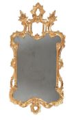 A GEORGE III GILTWOOD WALL MIRROR, CIRCA 1775