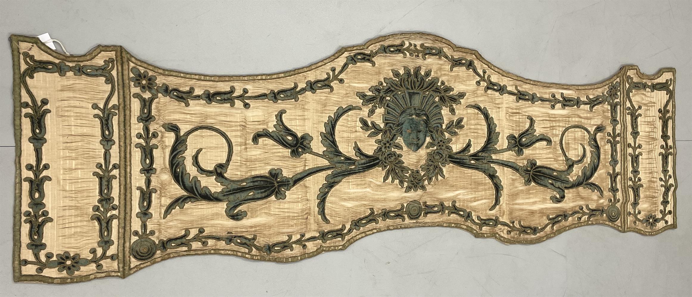 A SUITE OF ITALIAN OR FRENCH SILK BALDAQUIN BED PANELS, 18TH CENTURY AND LATER - Image 12 of 29