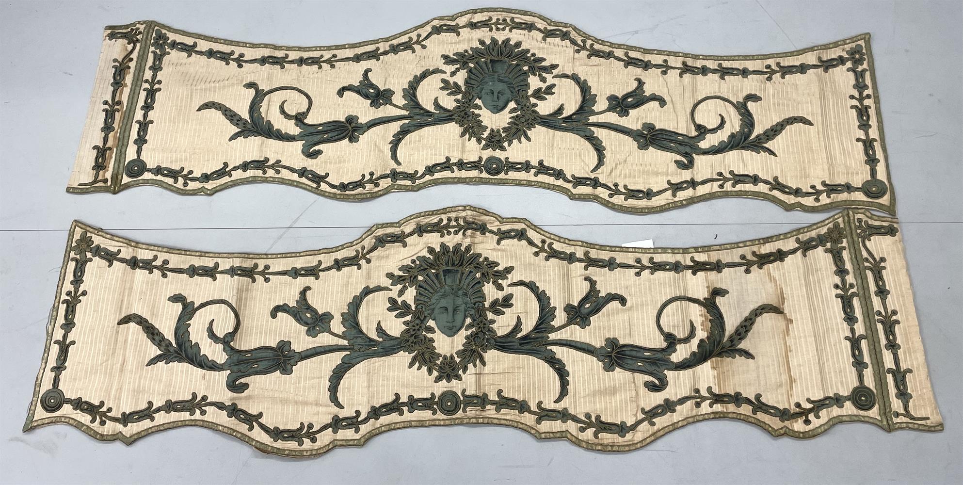 A SUITE OF ITALIAN OR FRENCH SILK BALDAQUIN BED PANELS, 18TH CENTURY AND LATER - Image 10 of 29