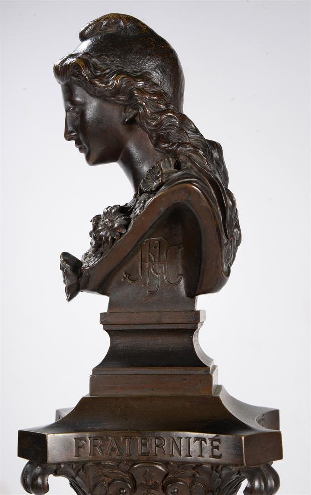 A FRENCH BRONZE DEPICTING 'COLONNE DE LA RÉPUBLIQUE', LATE 19TH CENTURY - Image 5 of 12