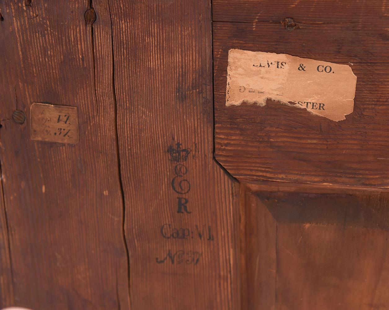 A NORTH EUROPEAN MAHOGANY AND BRASS INLAID DEMI-LUNE COMMODE, EARLY 19TH CENTURY - Image 5 of 5