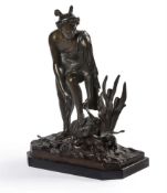 AFTER THE ANTIQUE, A BRONZE FIGURE OF MERCURY, LATE 19TH/EARLY 20TH CENTURY